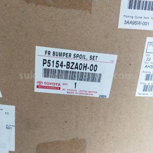 P5154BZA0H00 FR BUMPER SPOIL, SET - TOYOTA
