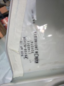 P5158BZA0K00 GR RR BUMPER SPOIL, SET - TOYOTA