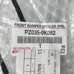 PZ0350K082 FR BUMPER SPOIL PRI - TOYOTA