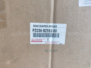 PZ036BZ55200 REAR BUMPER SPOILER - TOYOTA