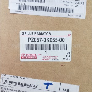 PZ0570K05500 GRILLE, RADIATOR - TOYOTA