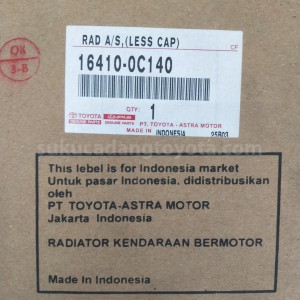 164100C140 RAD A/S,(LESS CAP) - TOYOTA